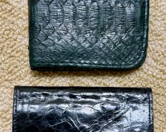 Tybout Alligator Wallet & Card Case