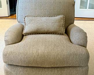 Crate & Barrel Tweed Armchair