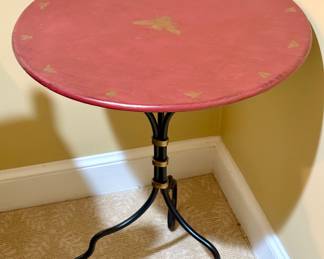 Hand Painted Table with Bees