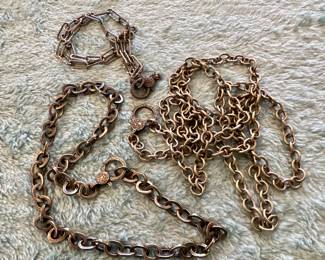 Oxidized Sterling Silver Necklaces with Champagne Diamonds