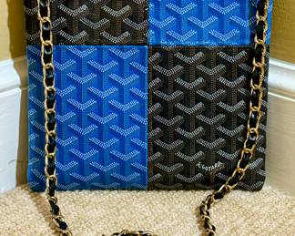 Upcycled Goyard Crossbody