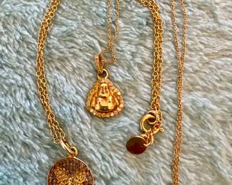 1/20th Gold Filled Chain & Pendant