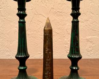 Obelisk & Candlesticks