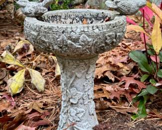 Cement Bird Bath