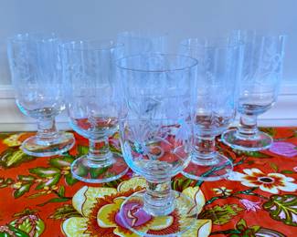 Etched Goblets