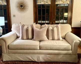 (2) Velour Sofas