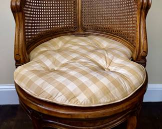 Weiman/Warren Lloyd Caned Swivel Chair