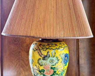 Ginger Jar Lamp on Rosewood Base