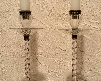 Crystal Candlesticks