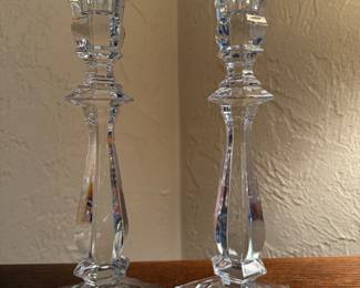Val St. Lambert Candlesticks
