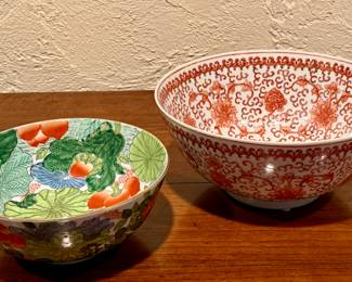 Decorative Asian Inspired Bowls