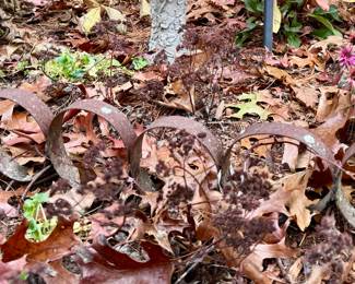 Yard Art Metal Caterpillar