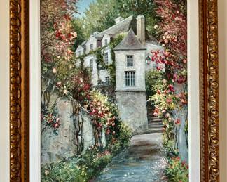 "Regency House, Lucerne" Lithograph, Signed Roger Duvall