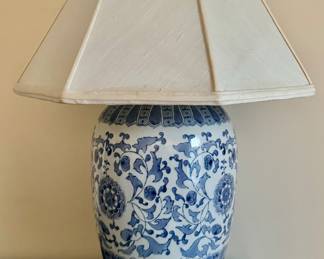 Blue & White Ginger Jar Lamp