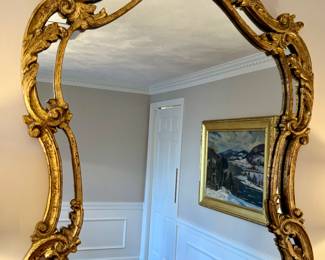 Regency Style Gold Gilt Mirror