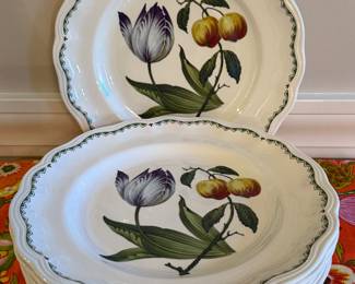 Spode Tulip and Apple Plates
