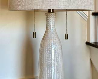 Decorative Lamp with Linen Shade
