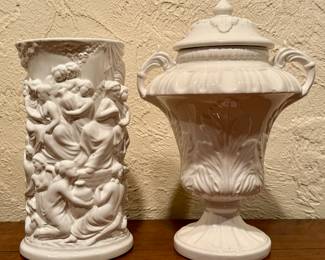 Decorative Vase & Covered Urn