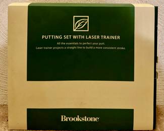 Brookstone Putting Set with Laser Trainer