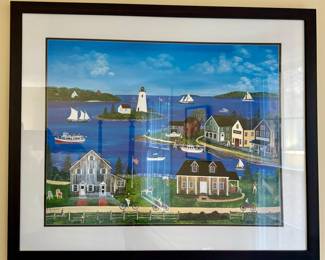 "A Cove in Summer" B. Appleyard Framed Print