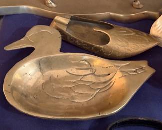 Brass duck tray