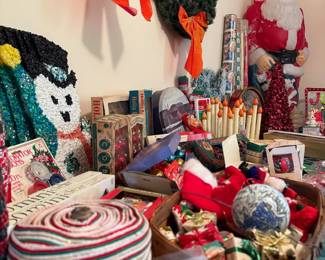 Christmas, large Santa blow mold