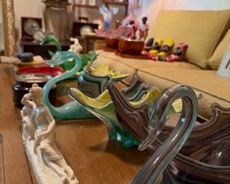 Lane coffee table and side table, Broyhill couch