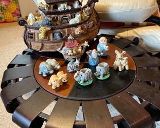 Noah's ark lamp & tea set