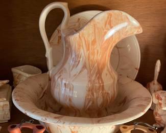 Alabama clay bowl & pitcher