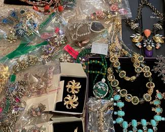 Designer costume jewelry