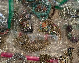 Designer costume jewelry