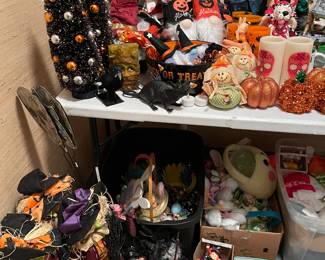 Some of the Halloween decor