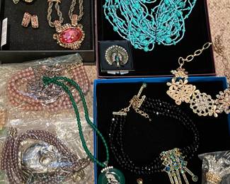 Designer costume jewelry