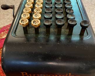 Antique Burroughs adding machine