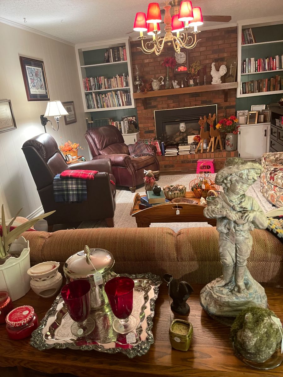 Den full of great stuff! 