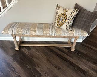 Fabric Bench , 58" L