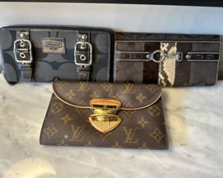 Louis Vuitton , Coach Wallets 