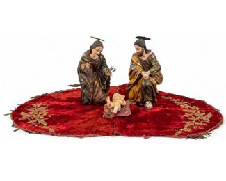 Vintage Folk Art, Holy Family