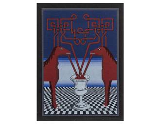 Pedro Friedeberg, Red Horses , Printers Proof