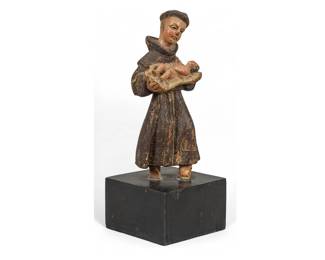 18th Century Spanish Colonial Santo, St. Anthony
