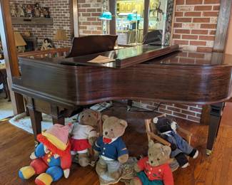 1994 Steinway 5' 10" Mahogany Grand Player Piano 