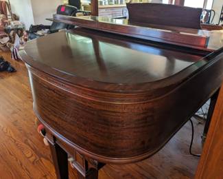 1994 Steinway 5' 10" Mahogany Grand Player Piano 