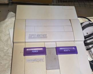 Super Nintendo Gaming Console, Accessories, Controls & Games