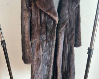 Full length mink coat