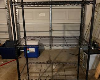Wire shelving