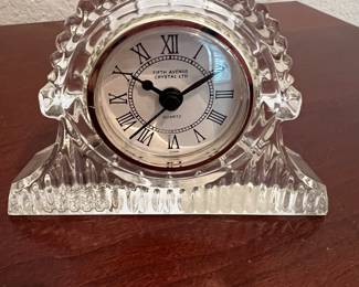 Fifth Avenue crystal  clock