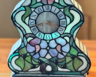 Tiffany Style Clock by Dale Tiffany