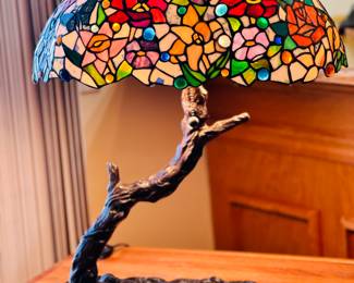 Tiffany Style Tree Lamp