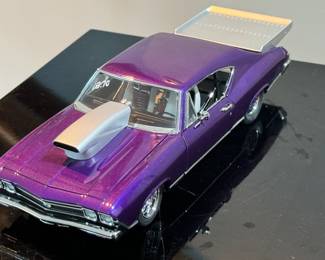 Danbury Mint 1968 Purple Chevrolet SS Pro Street Drag Car 