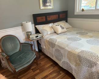 Full bed, John Widdicomb Chair